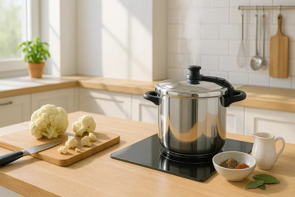 cuisson cocotte minute chou fleur