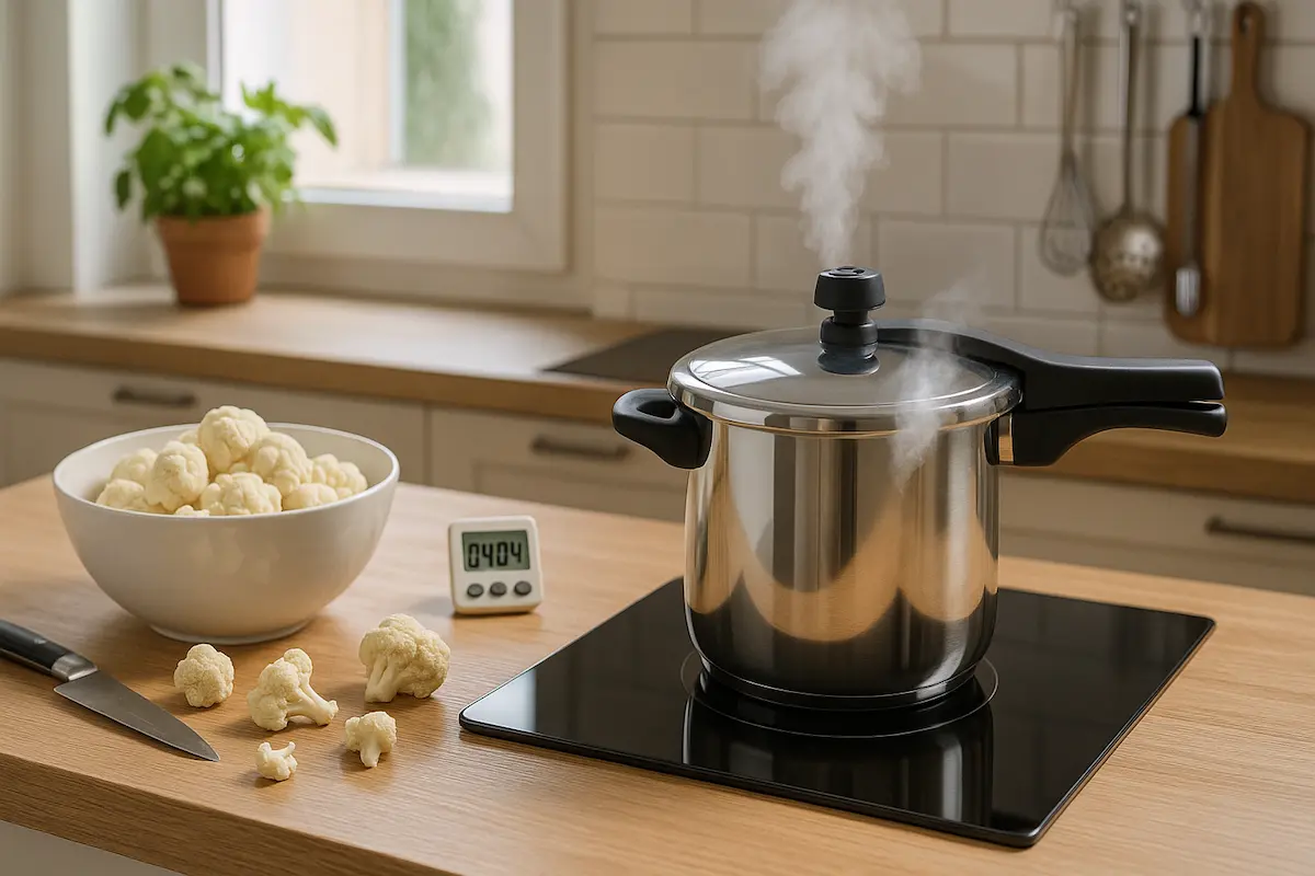 cuisson cocotte minute chou fleur