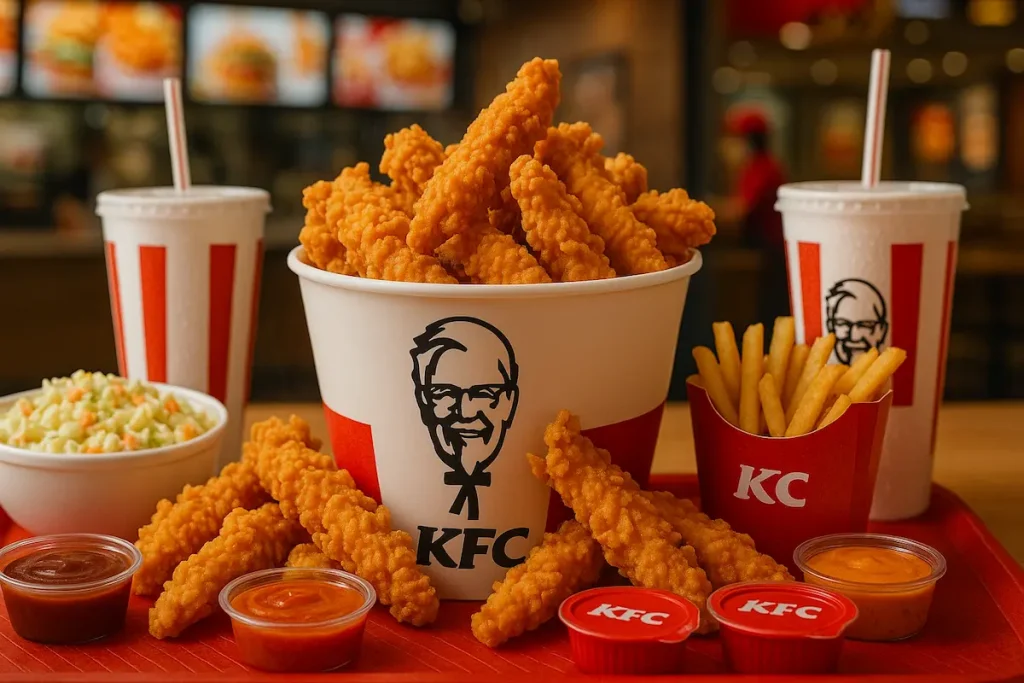 prix menu 20 tenders kfc