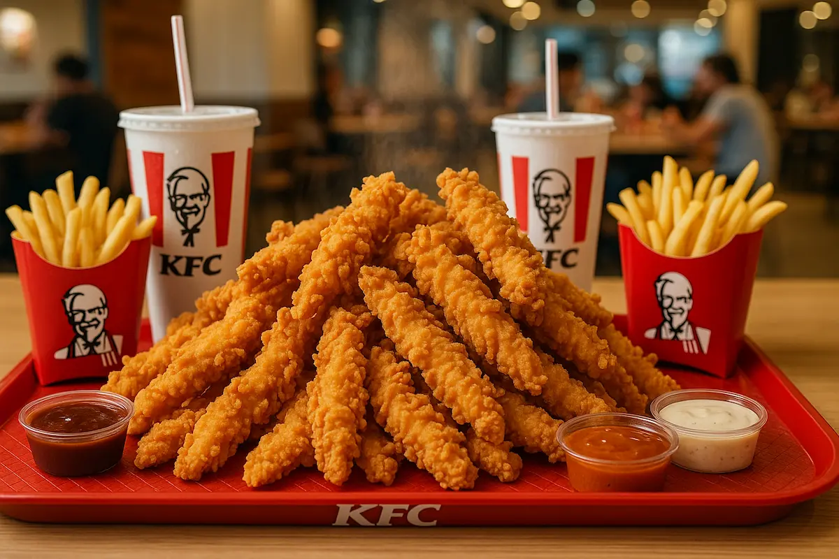 prix menu 20 tenders kfc